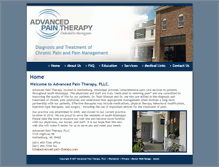 Tablet Screenshot of advanced-pain-therapy.com